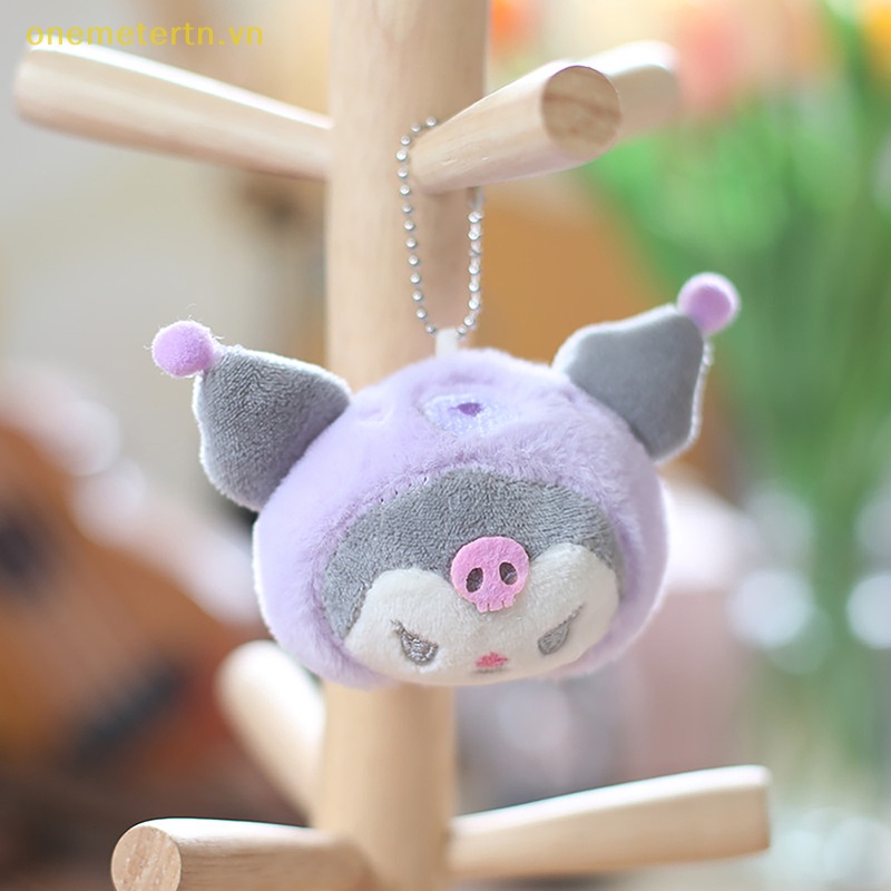 Onemetertn Móc Khóa Hello Kitty Sanrio Kuromi Cinnamoroll Nhồi Bông Đáng Yêu