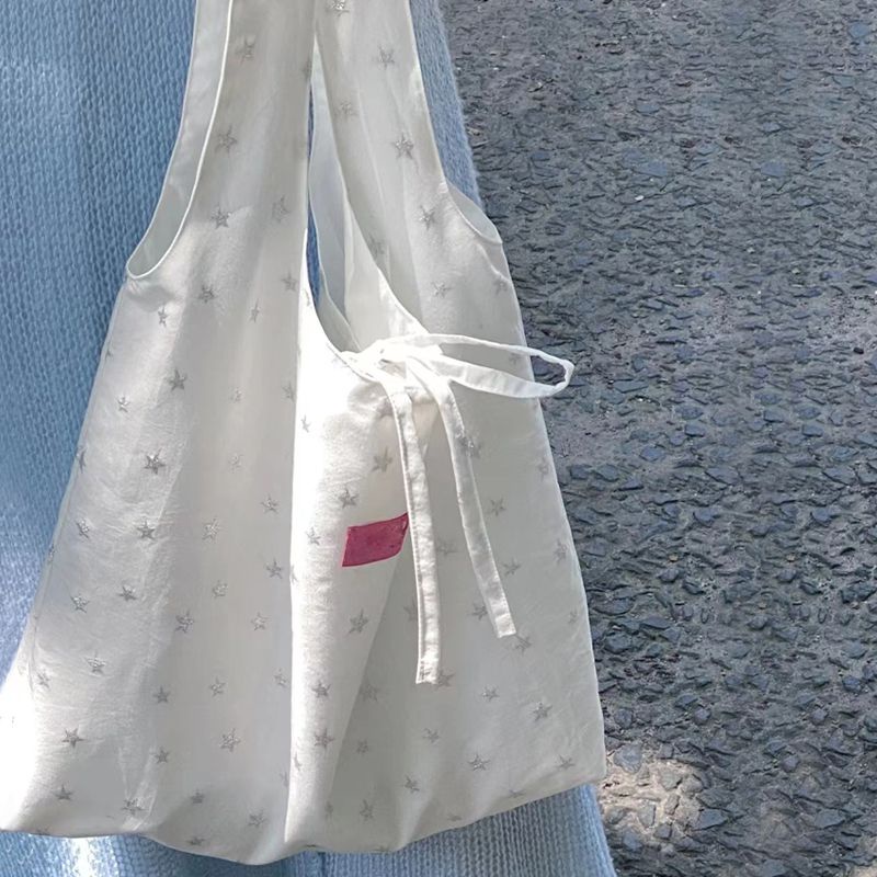 Túi Đeo Vai Vải Canvas Cỡ Lớn Kiểu Nhật Hàn Dễ Thương