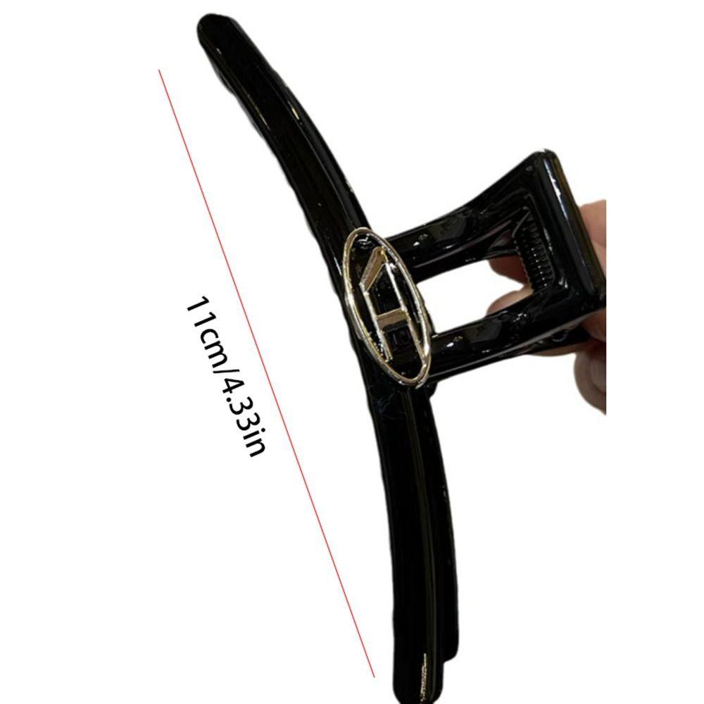 Kẹp Tóc Cá Mập Trong Suốt Bằng Hợp Kim Phong Cách Kroean Thời Trang Cho Nữ