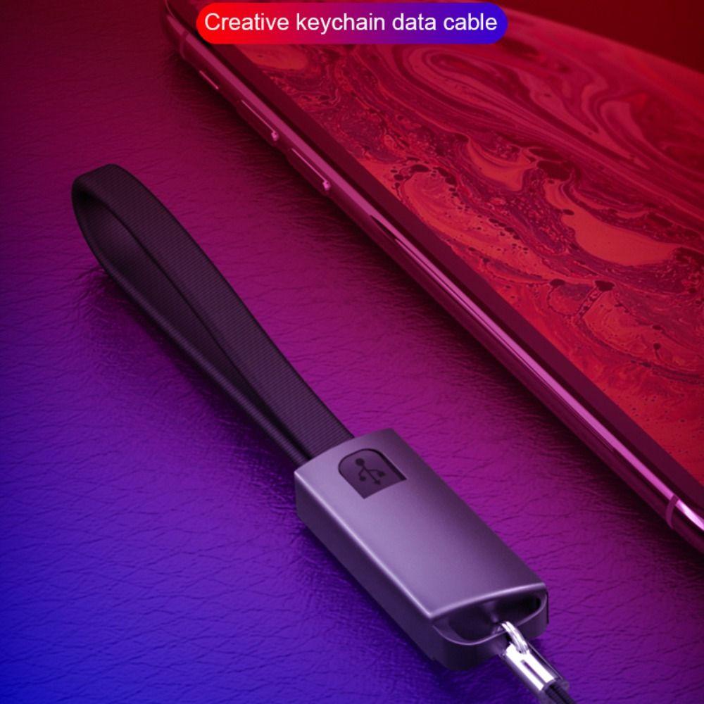 Dây Cáp Sạc Nhanh 2.4A 2.4A 22cm Bằng PVC Nhỏ Gọn Tiện Dụng