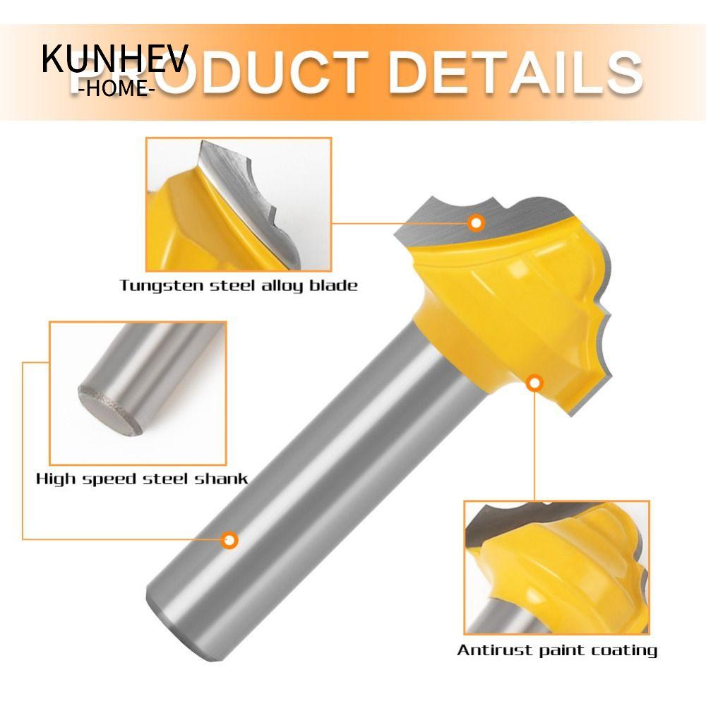 Mũi Phay KUNHEV 8mm Bằng Cacbua Siêu Bền Chuyên Dụng Làm Đồ Gỗ