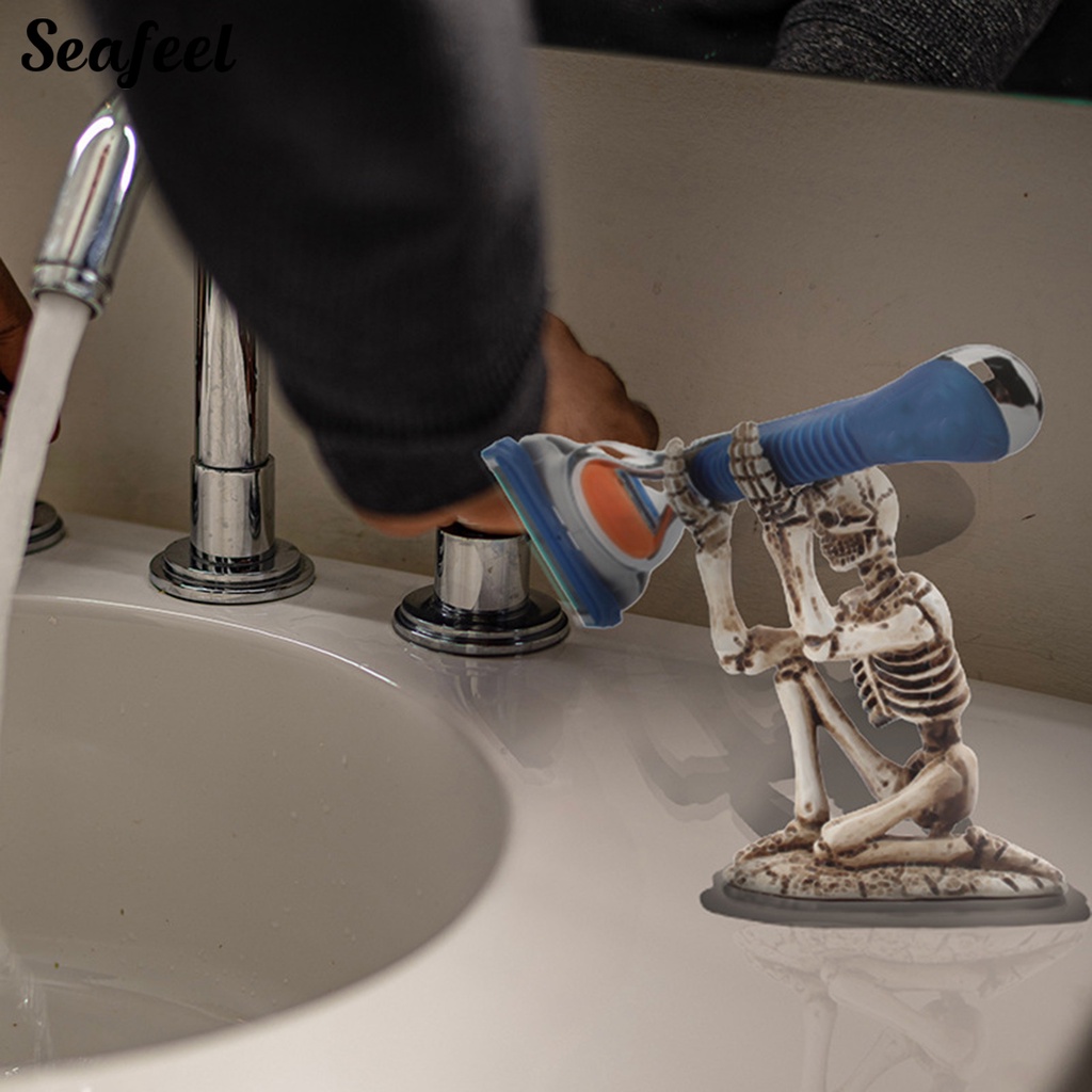 Giá Đỡ Bút Hình Bộ Xương Bằng Nhựa Resin Bền Sắp Xếp Gọn Gàng Để Bàn Văn Phòng