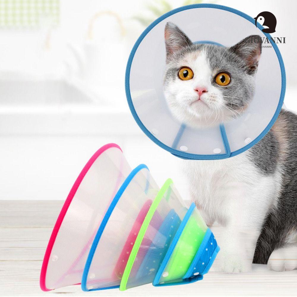Vòng Cổ Bằng Nhựa Trong Suốt Chống Cắn Đa Năng Dành Cho Mèo Cưng