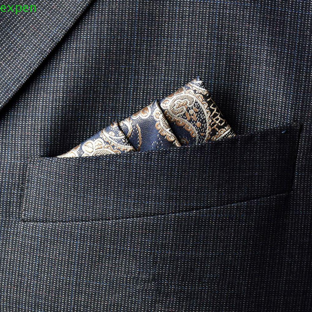 Khăn tay bỏ túi hình vuông bằng cotton nhiều họa tiết tự chọn phong cách Hàn Quốc thời trang cho nam