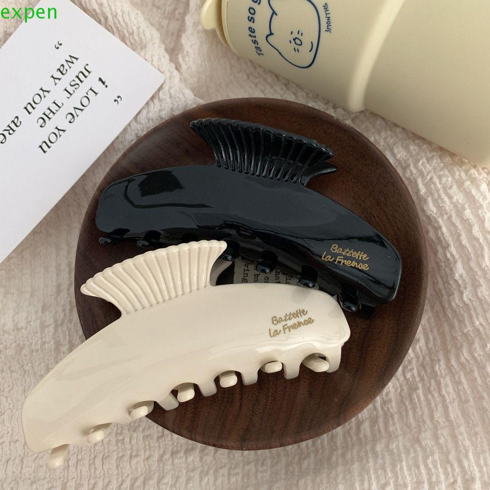 Kẹp Tóc Đuôi Ngựa Cỡ Lớn Phong Cách Vintage Thời Trang Cho Nữ