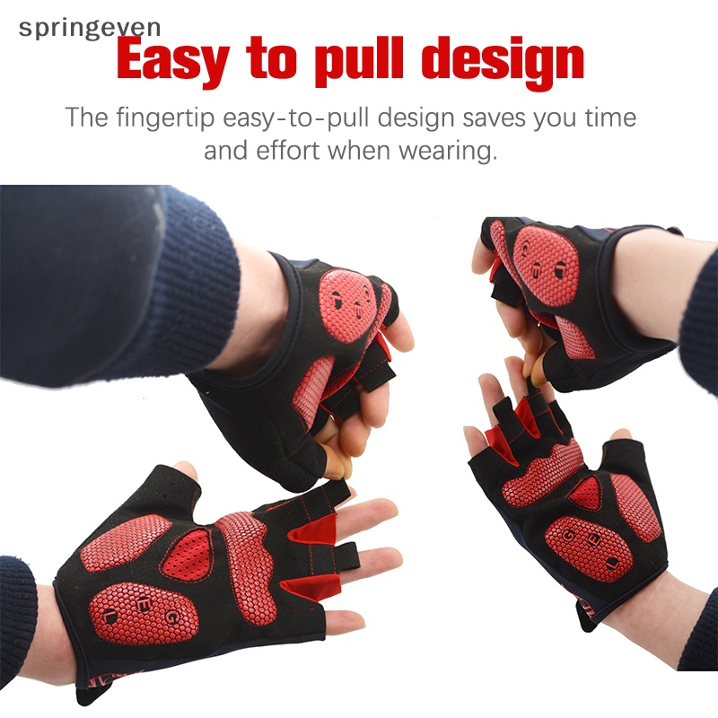 Găng Tay Gel Đệm 5MM Thoáng Khí Chống Trượt Tiện Dụng Khi Đạp Xe Leo Núi