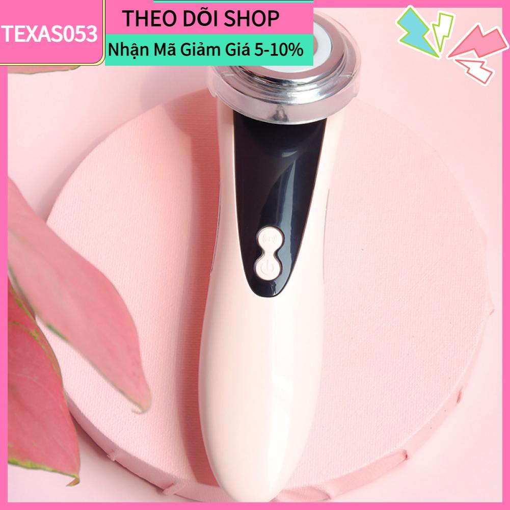 Texas053 Máy nâng cơ làm đẹp da mặt Trẻ hóa tần số vô tuyến mát xa di động có màn hình LED
