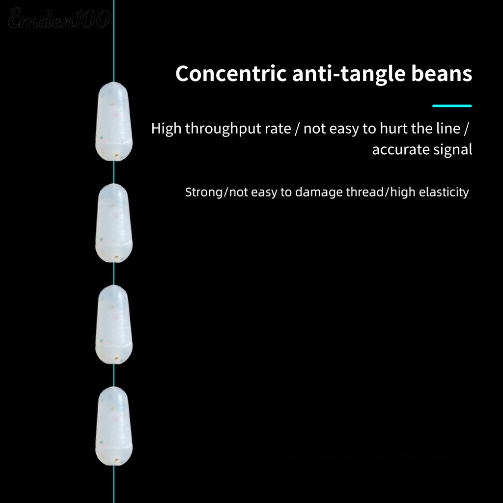 Set 300 Nút Chặn Dây Câu Bằng Silicone Chống Va Chạm Không Làm Đau Tiện Lợi