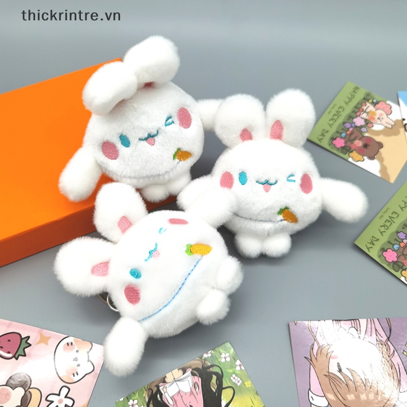Móc Khóa Hình Thỏ Nhồi Bông Đáng Yêu