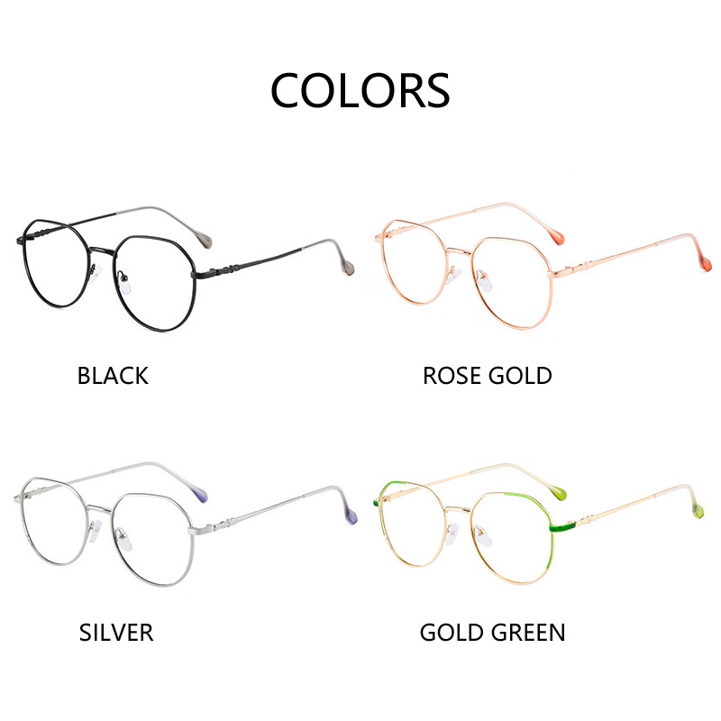 VIENDO Kính Gọng Kim Loại Chống Tia UV400 TR90 Chống Bức Xạ Chống Ánh Sáng Xanh Thời Trang Kính Đổi Màu Khi Ra Nắng Cho Nam Và Nữ(Có Thể Cắt Cận Thị Ống Kính)