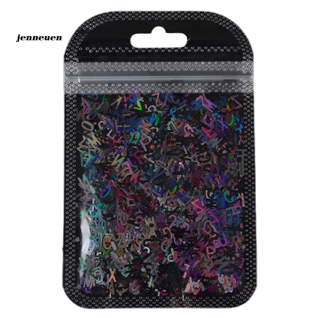 1 Túi Sequin Lấp Lánh Dùng Trang Trí Móng Tay An Toàn