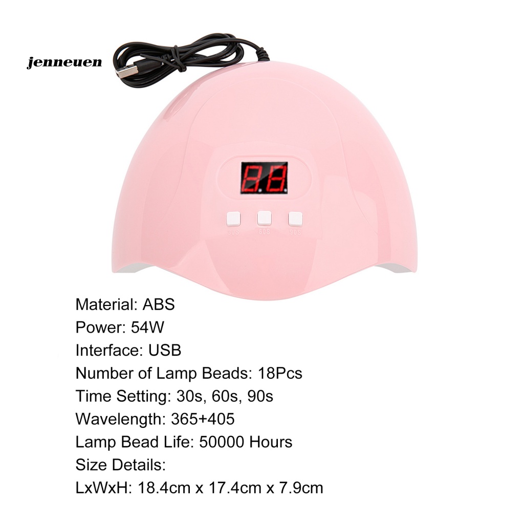 Máy Hong Khô Sơn Móng Tay Bằng ABS Có Chức Năng Hẹn Giờ