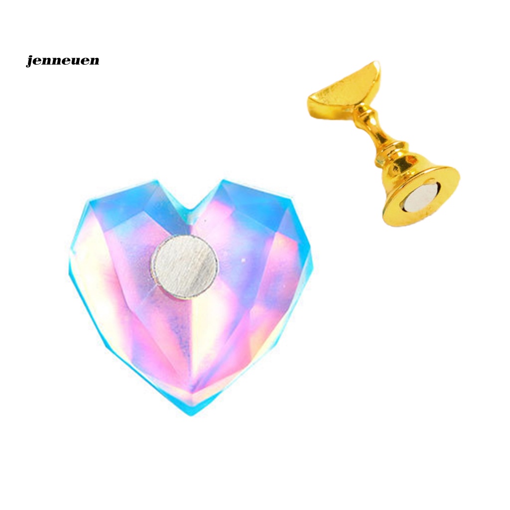 Giá Đỡ Nam Châm Hình Trái Tim Luyện Tập Làm Móng Tại Nhà