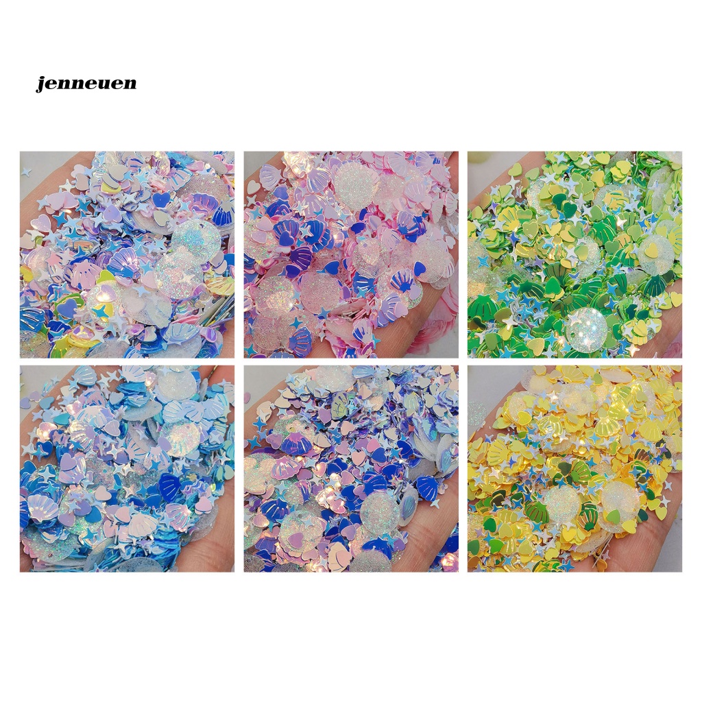 1 Túi Kim Sa Hình Ngôi Sao / Trái Tim Siêu Mỏng Trang Điểm Mắt / Móng Tay