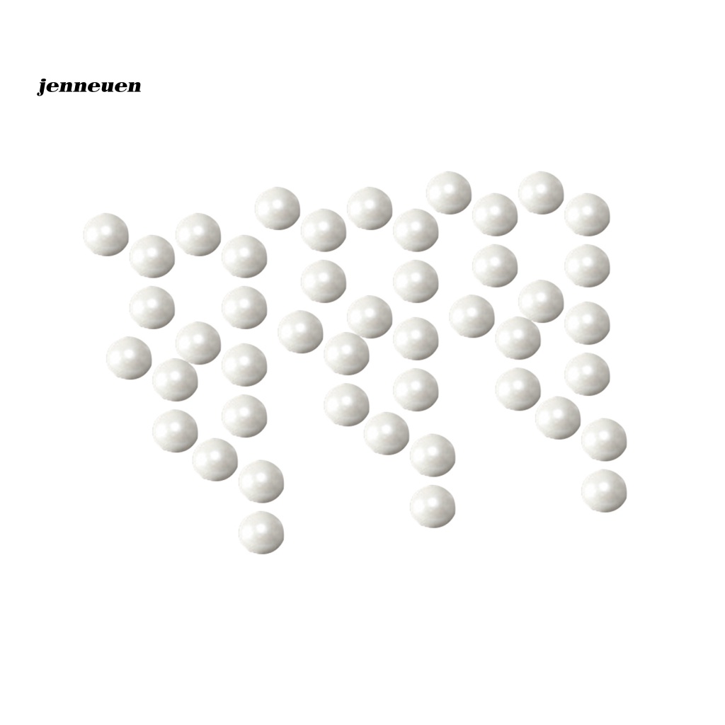 Set 200 Móng Tay Giả Trọng Lượng Nhẹ Đính Ngọc Trai Trang Trí Nghệ Thuật