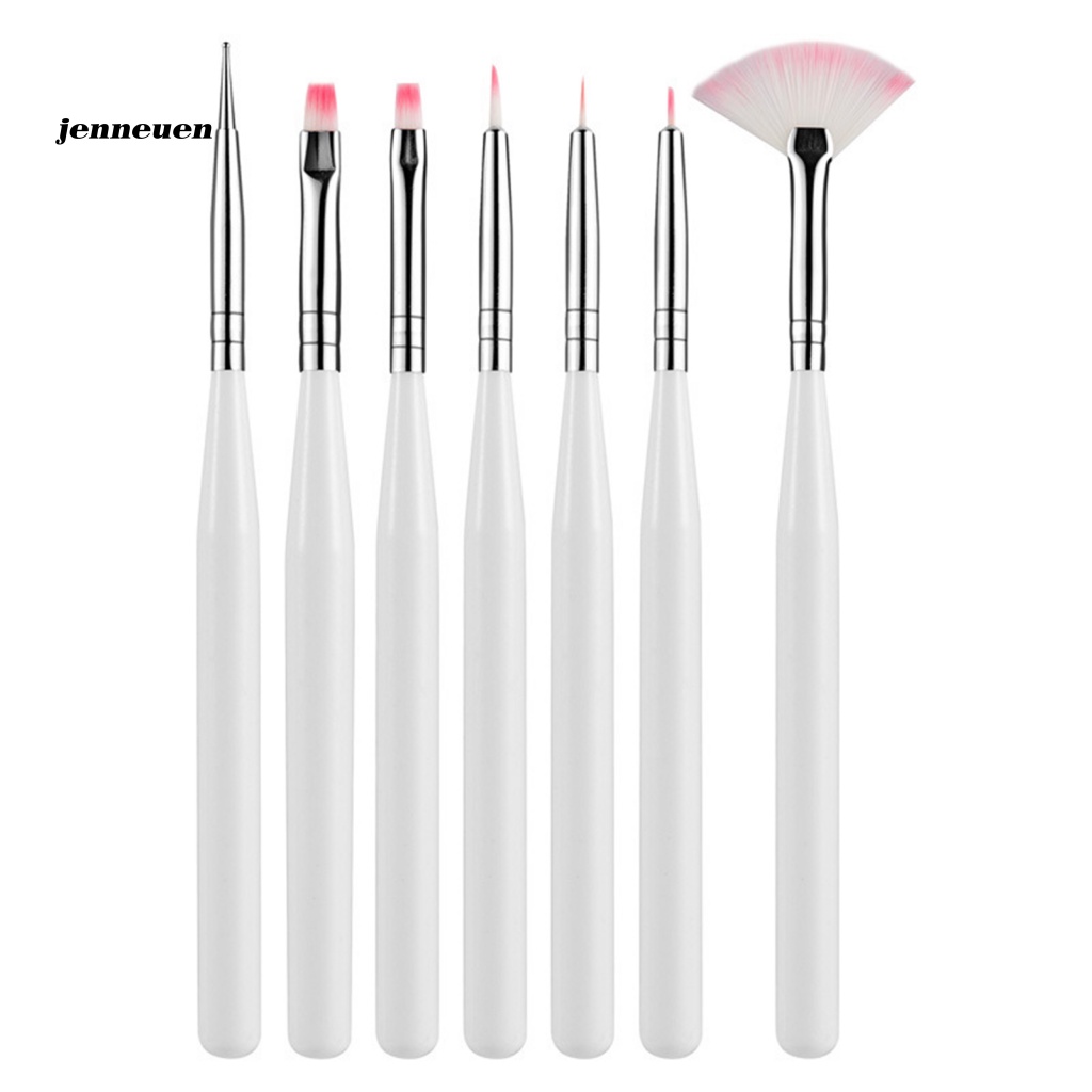 Set 7 Bút Vẽ Móng Nghệ Thuật Với Lông Cọ Mềm Mại Dành Cho Nữ