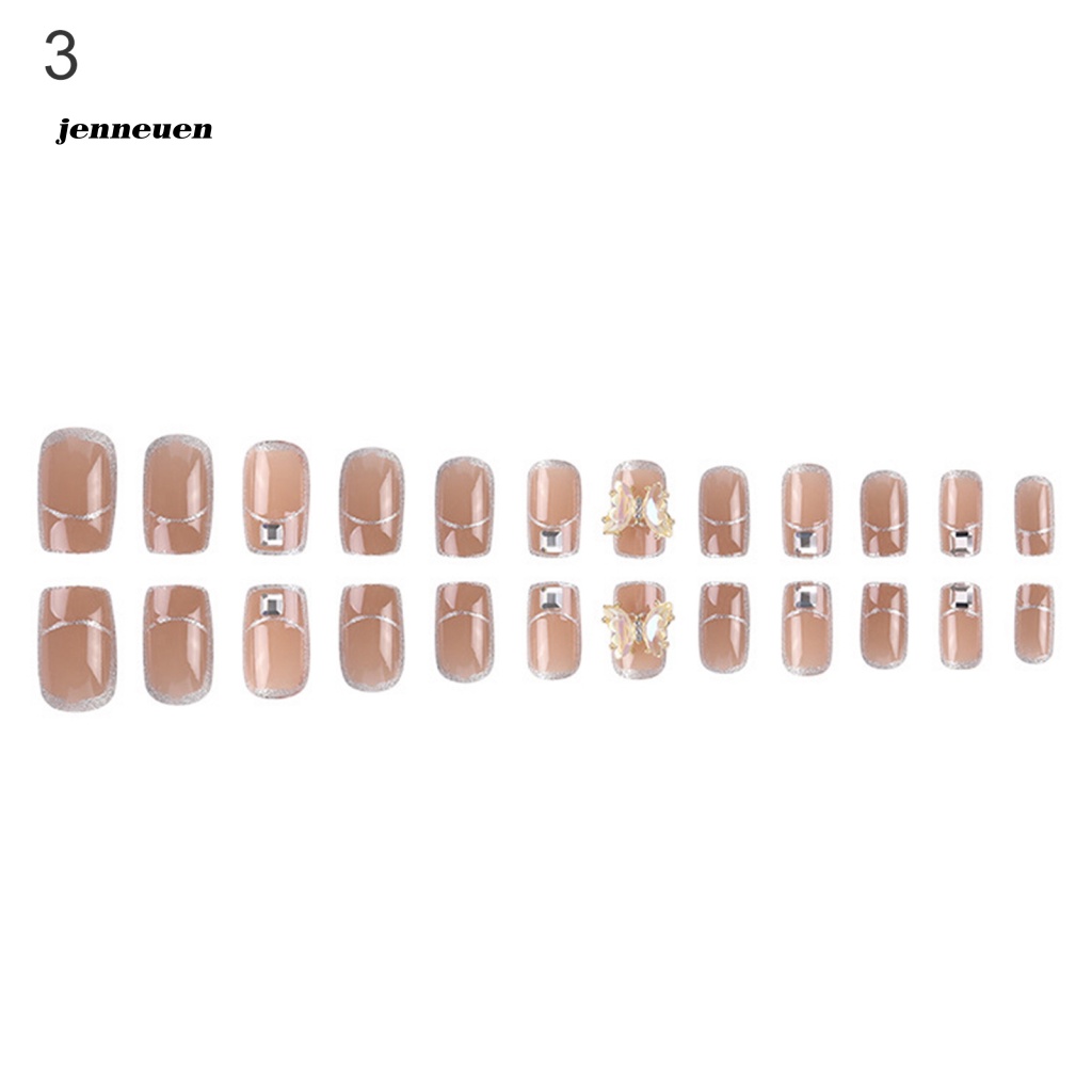 Bộ 24 Móng Tay Giả Bằng Nhựa ABS Toàn Diện Cho Nữ