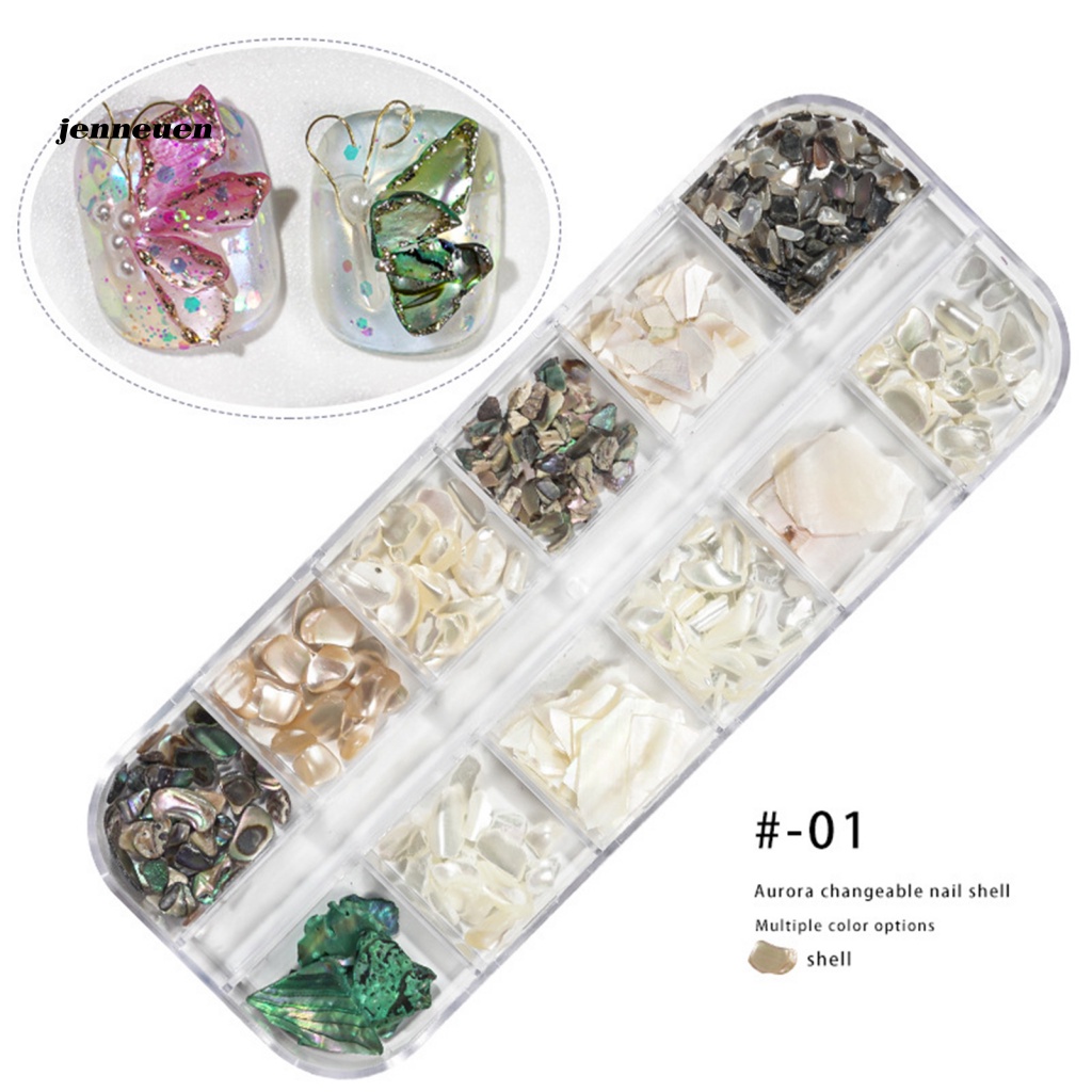 1 Hộp Phụ Kiện Trang Trí Móng Tay Lấp Lánh Dành Cho Nữ
