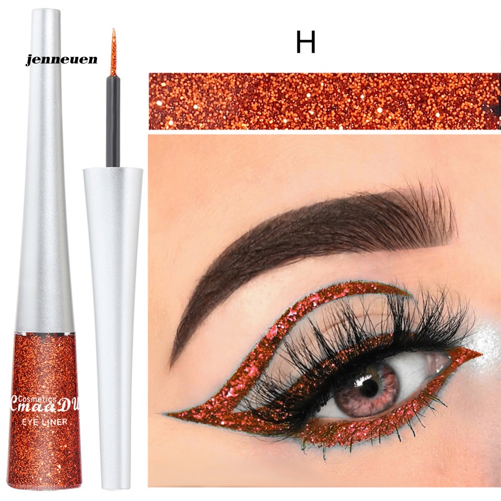 Bút Kẻ Mắt Dạng Lỏng Màu Nhũ Kim Tuyến Thời Trang Chuyên Nghiệp