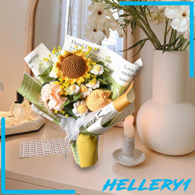 Bó Hoa Cúc May Mắn Đan Móc Hoàn Thiện Làm Quà Tặng Đám Cưới