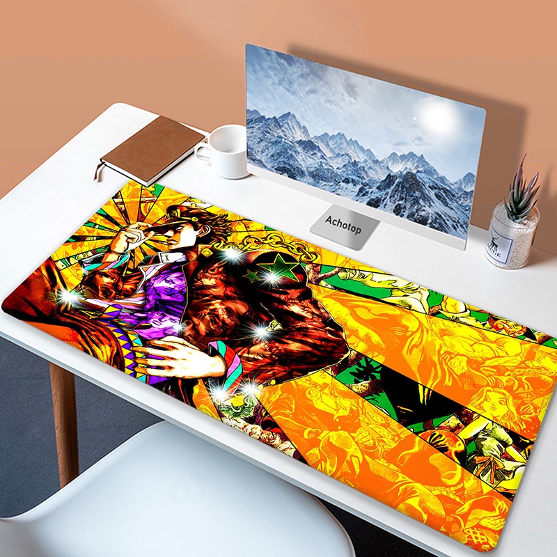 Tấm Lót Chuột Và Bàn Phím Cỡ Lớn In Hình Anime Jojo 'S Bizarre Adventure