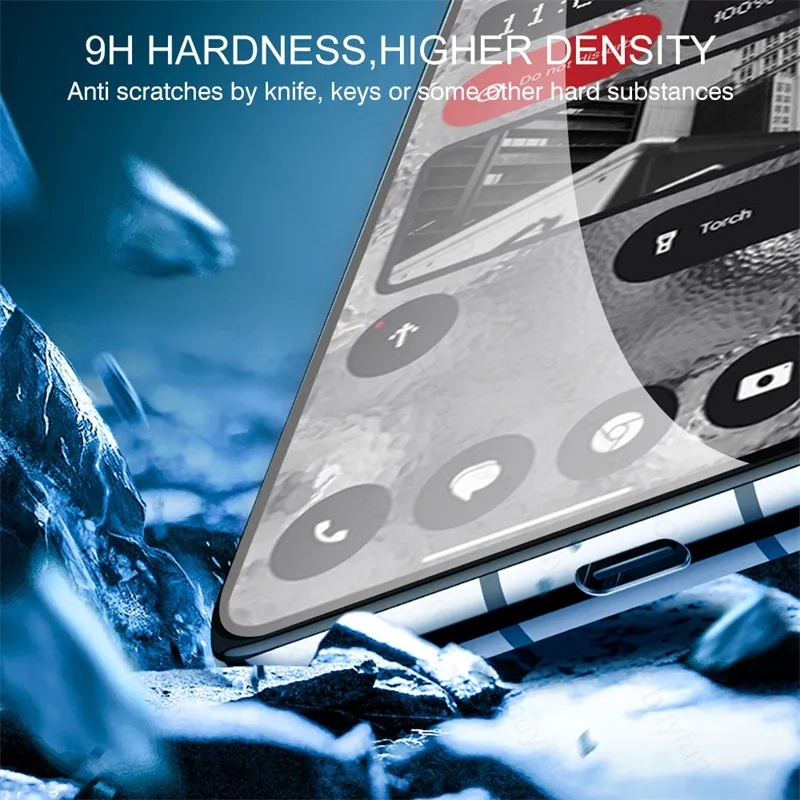 1Set For Nothing Phone  6.7inch 5G A065 nothing2 nothingTwo Anti-drop Cover Clear Case + Screen tempered Glass + Camera Film Protector