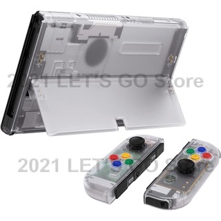Switch OLED DIY Thay thế Console Back Plate Joycon Controller Controller Nhà ở cho Trò chơi Nintendo Switch OLED