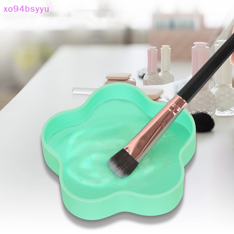 1 Miếng Silicon Vệ Sinh Cọ Trang Điểm xo94bsyyu