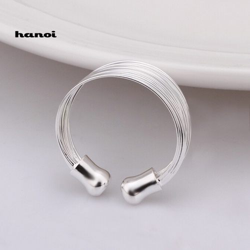 Nhẫn Hở Mạ BạC NhiềU LớP ThờI Trang Cho Nữ