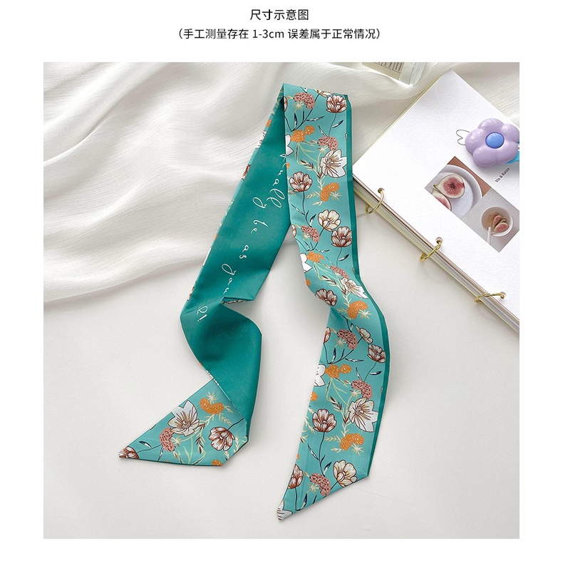 Khăn Quàng Cổ Dài Đa Năng Đính Nơ Xinh Xắn Thời Trang