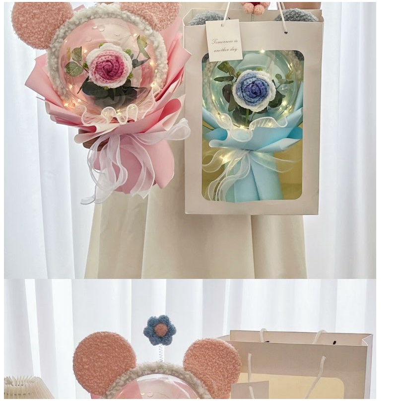 Bó hoa sinh nhật ngày lễ tình nhân, bó hoa dệt tay, quà sinh nhật cho bạn gái bạn gái