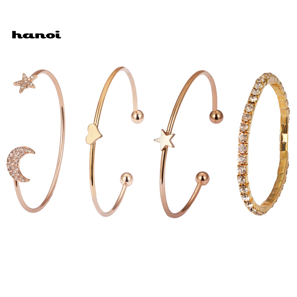 Set 4 VòNg Đeo Tay Xinh XắN Cho Nữ
