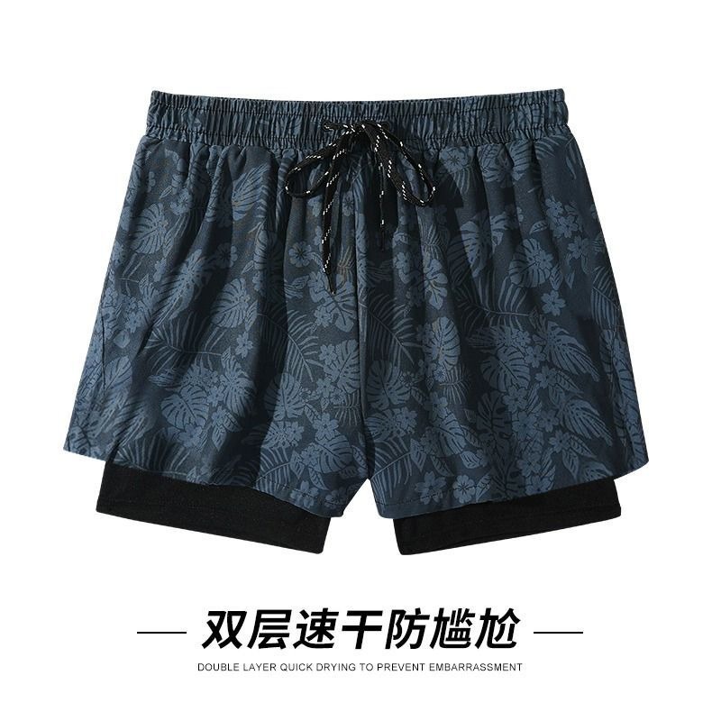 Quần Bơi Hai Lớp Khô Nhanh Mẫu Mới Năm 2023 Dành Cho Nam
