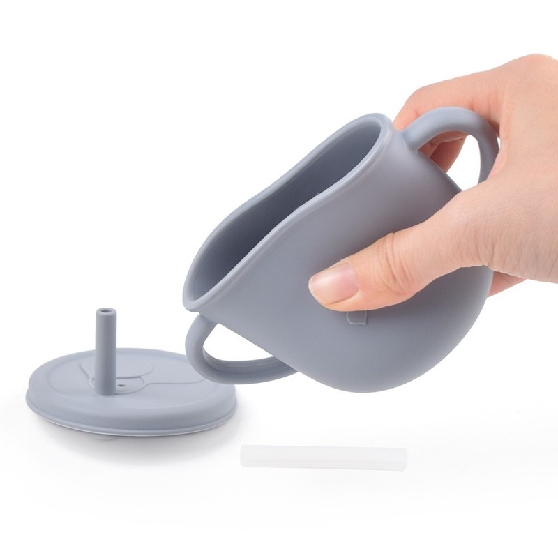 Set 4 / 6 / 8 Bát Ăn Bằng Silicone Không BPA Có Giác Hút Chống Trượt Cho Bé