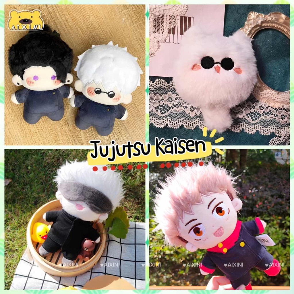 Mèo Nhồi Bông 10 / 20cm Anime Jujutsu Kaisen Mini Kích Thước 10cm