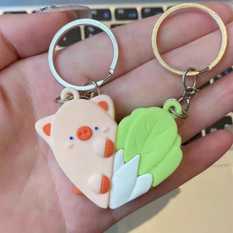 Móc Khóa Hình Chú Heo Dễ Thương Đáng Yêu