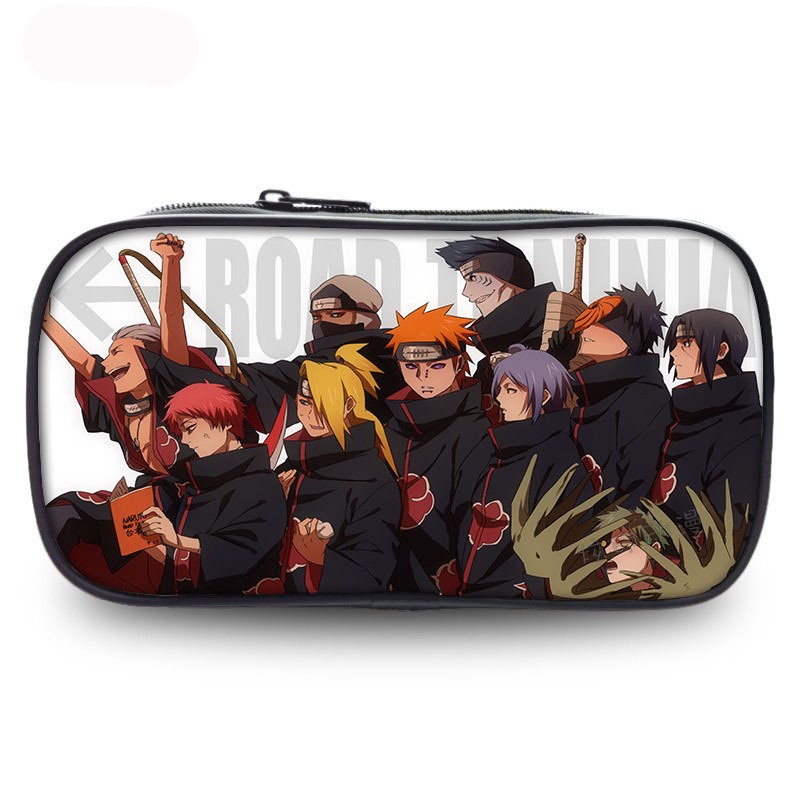 Túi Đựng Bút Chì Sức Chứa Lớn Họa Tiết Hoạt Hình Naruto Nippon Sáng Tạo