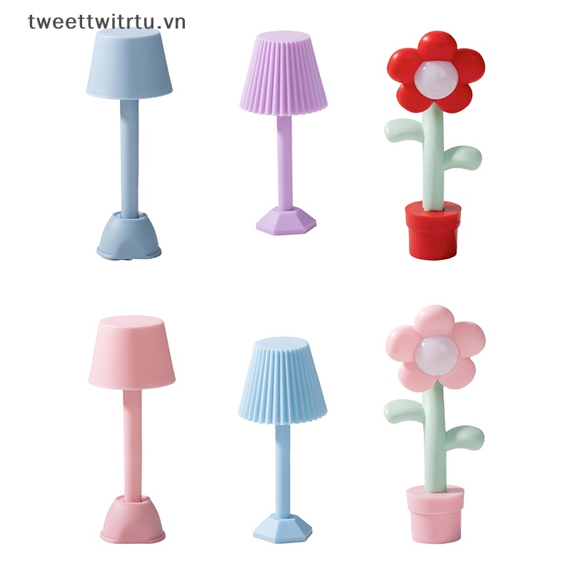 Mô Hình Đèn Ngủ LED Mini Tỉ Lệ 1: 12 Dùng Trang Trí Nhà Búp Bê