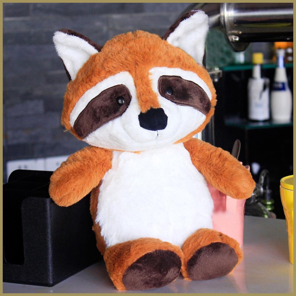 Đồ chơi nhồi bông Hình Racoon Hoạt Hình Thân Thiện Với Da Trang Trí Trưng Bày paca3vn