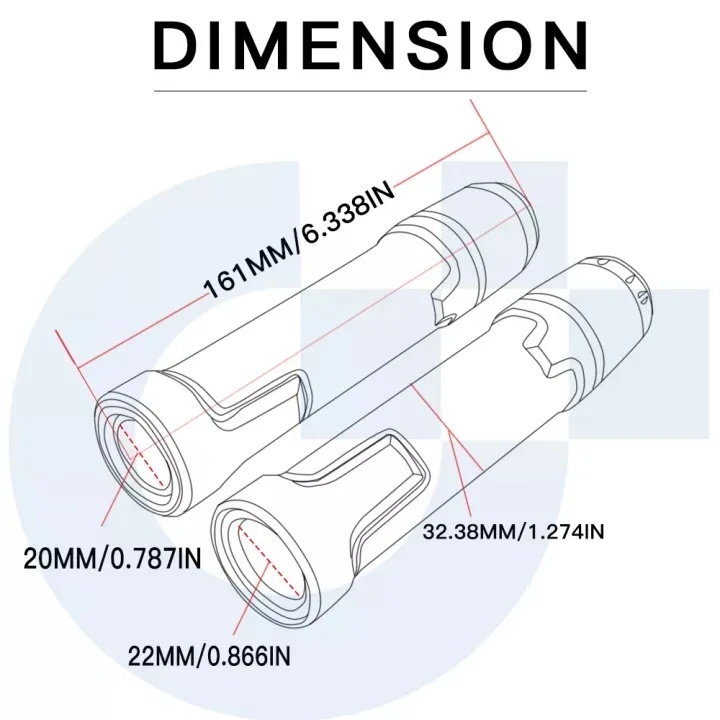 Tay Lái 7 / 8 22MM CNC Cho Xe YAMAHA sniper 150 R15 V3 2017-2020
