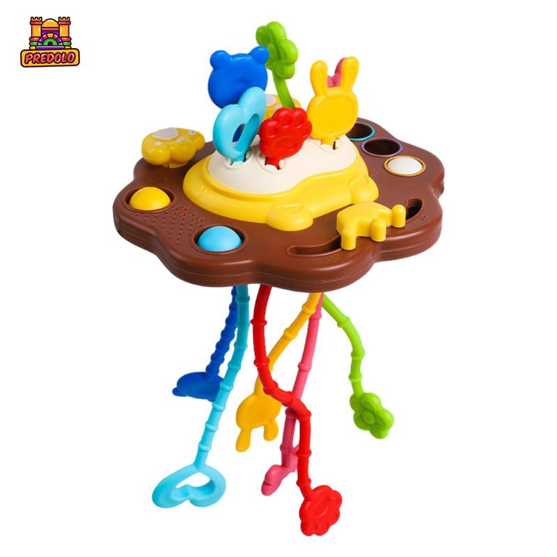 Predolo Đồ Chơi Dây Kéo Động Cơ Bằng Silicone Cho Bé Sơ Sinh