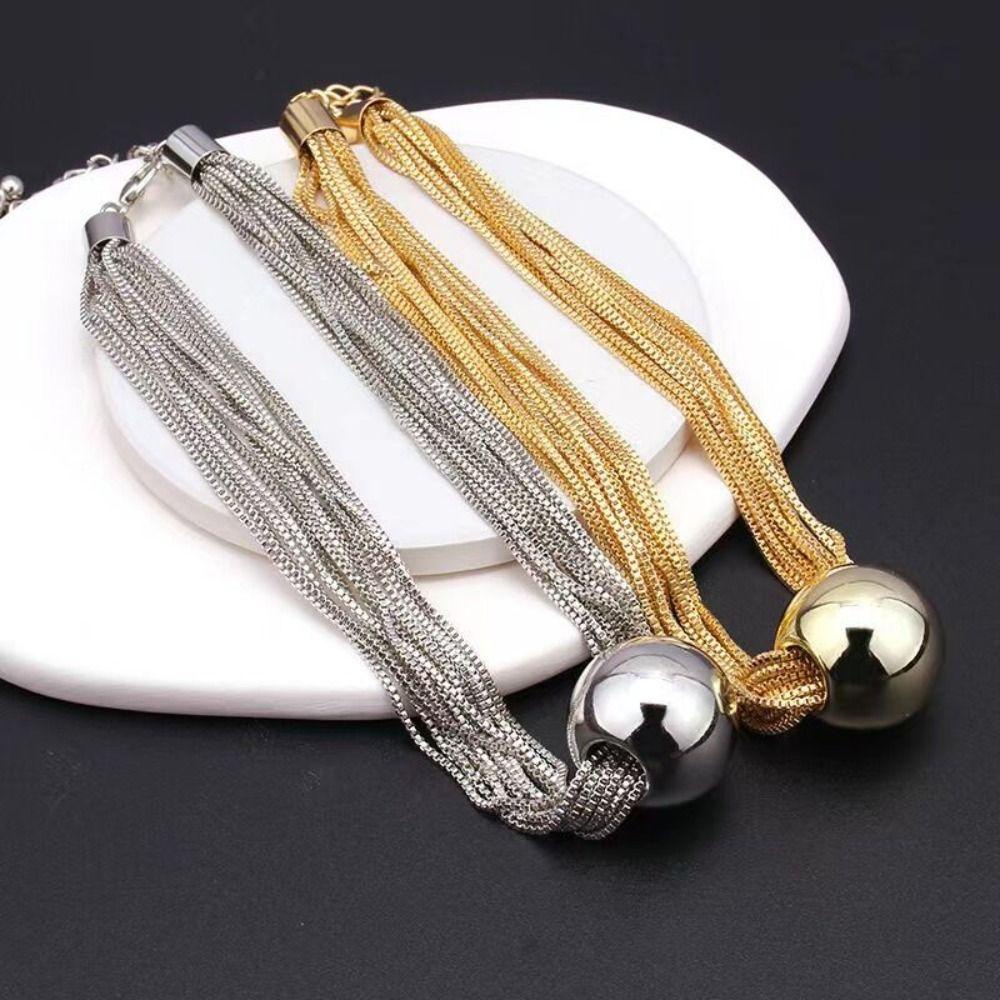1 Vòng Cổ Choker Bằng Hợp Kim Màu Vàng Thời Trang Dành Cho Nam Nữ