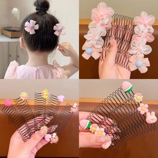 Lược kẹp tóc phụ kiện lược chải tóc mái tiện dụng cho nữ