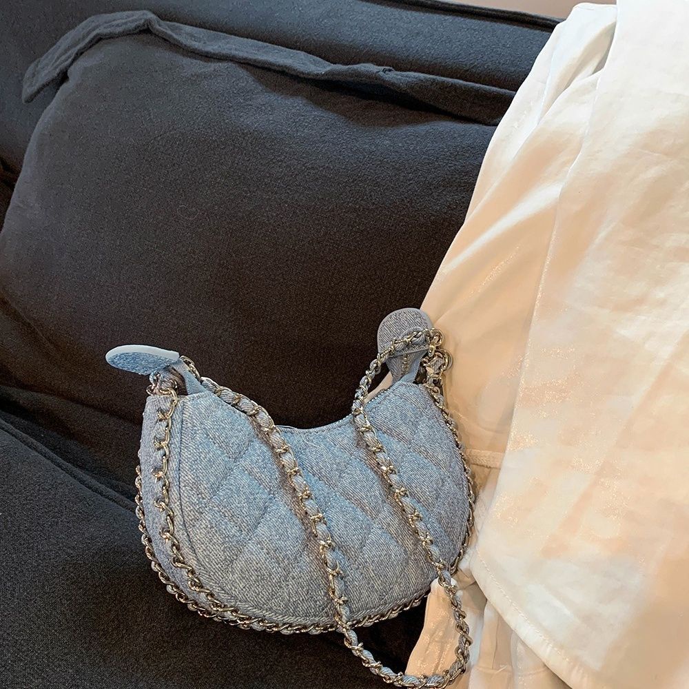 Túi Xách Denim Đeo Chéo Thời Trang 2023 Dành Cho Nữ