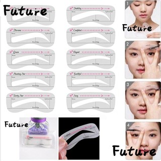 Khuôn Kẻ Mày Có Thể Tái Sử Dụng Tiện Dụng Thời Trang Cho Nữ