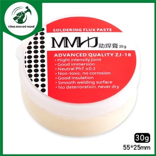 Mỡ hàn thiếc hỗ trợ hàn mạch lọ to 30gr _ tkdn