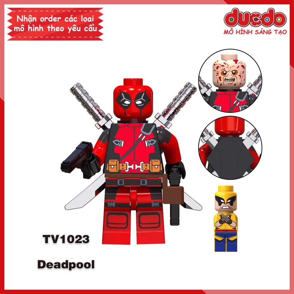 Minifigures quái nhân Venom, Riot, Eddie Brock siêu chất - Đồ chơi Lắp ghép Xếp hình Mini Iron Man Mô hình TV6203
