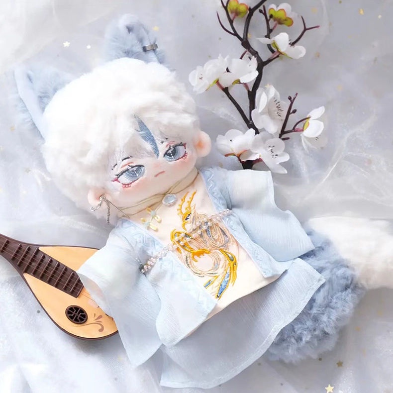 Búp Bê Thần Tiên umio Sea Salt Cáo Nhỏ 20cm Cotton Chải Bắt Sáng Đuôi To Từ Tính