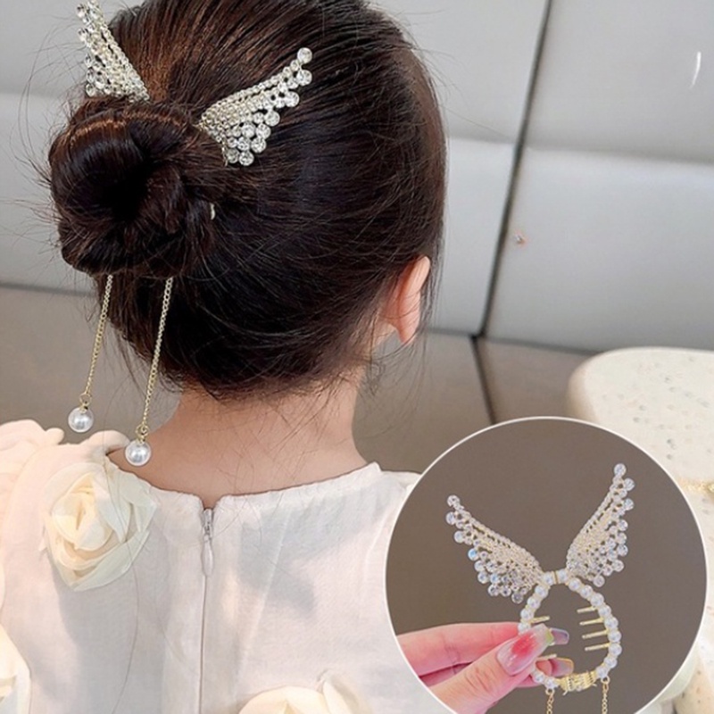 Kẹp Tóc Đuôi Ngựa Bằng Kim Loại Dễ Thương Cho Bạn Gái - HSU