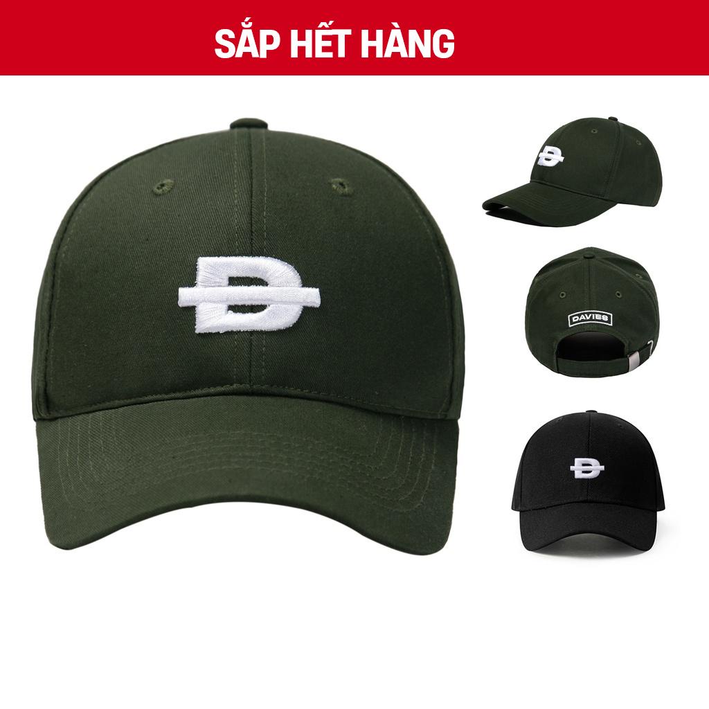 Mũ lưỡi trai đẹp màu đen nam nữ New D Cap local brand DAVIES | HAT08